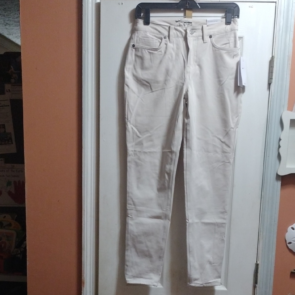 Nike Off White Straight-Leg Jeans